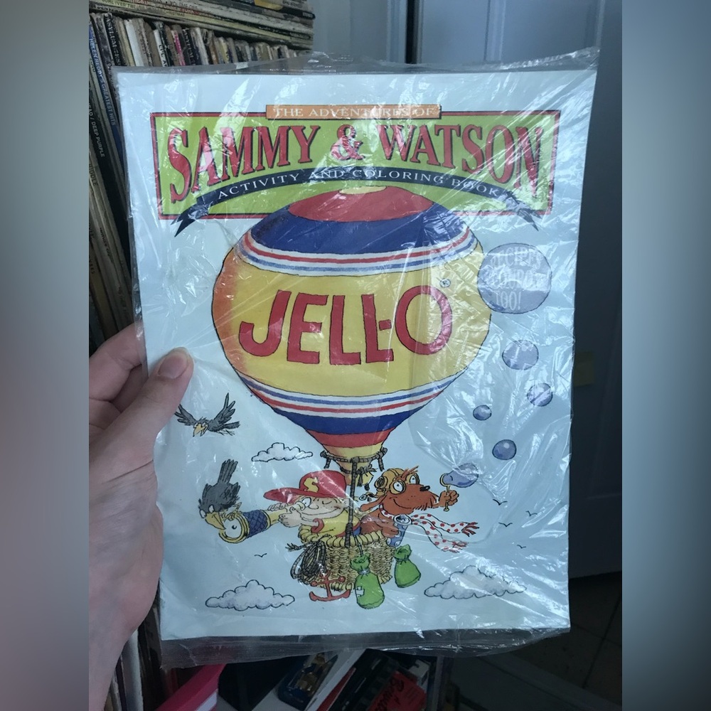 1992 the Adventures of S A M M Y & W A T S O N colouring book